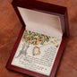 Forever Love Necklace with On Demand Message Card For Daughter