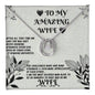 My Amazing Wife,‘pure luck.' pendant necklace