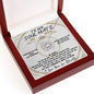 TO: MY WIFE, MY SOUL MATE, MY QUEEN pure luck, pendant necklace
