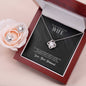 Love Knot Earring & Necklace Set For Wife