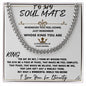 My Soulmate ,My King Cuban Link Chain