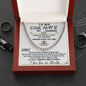 To My Husband, My Soul Mate, My King, Cuban Link Chain