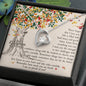 Forever Love Necklace with On Demand Message Card For Daughter