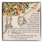 Forever Love Necklace with On Demand Message Card For Daughter