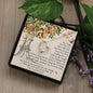 Forever Love Necklace with On Demand Message Card For Daughter