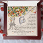 Forever Love Necklace with On Demand Message Card For Daughter