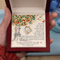 Forever Love Necklace with On Demand Message Card For Daughter