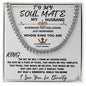 To My Husband, My Soul Mate, My King, Cuban Link Chain