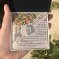 Forever Love Necklace with On Demand Message Card For Daughter